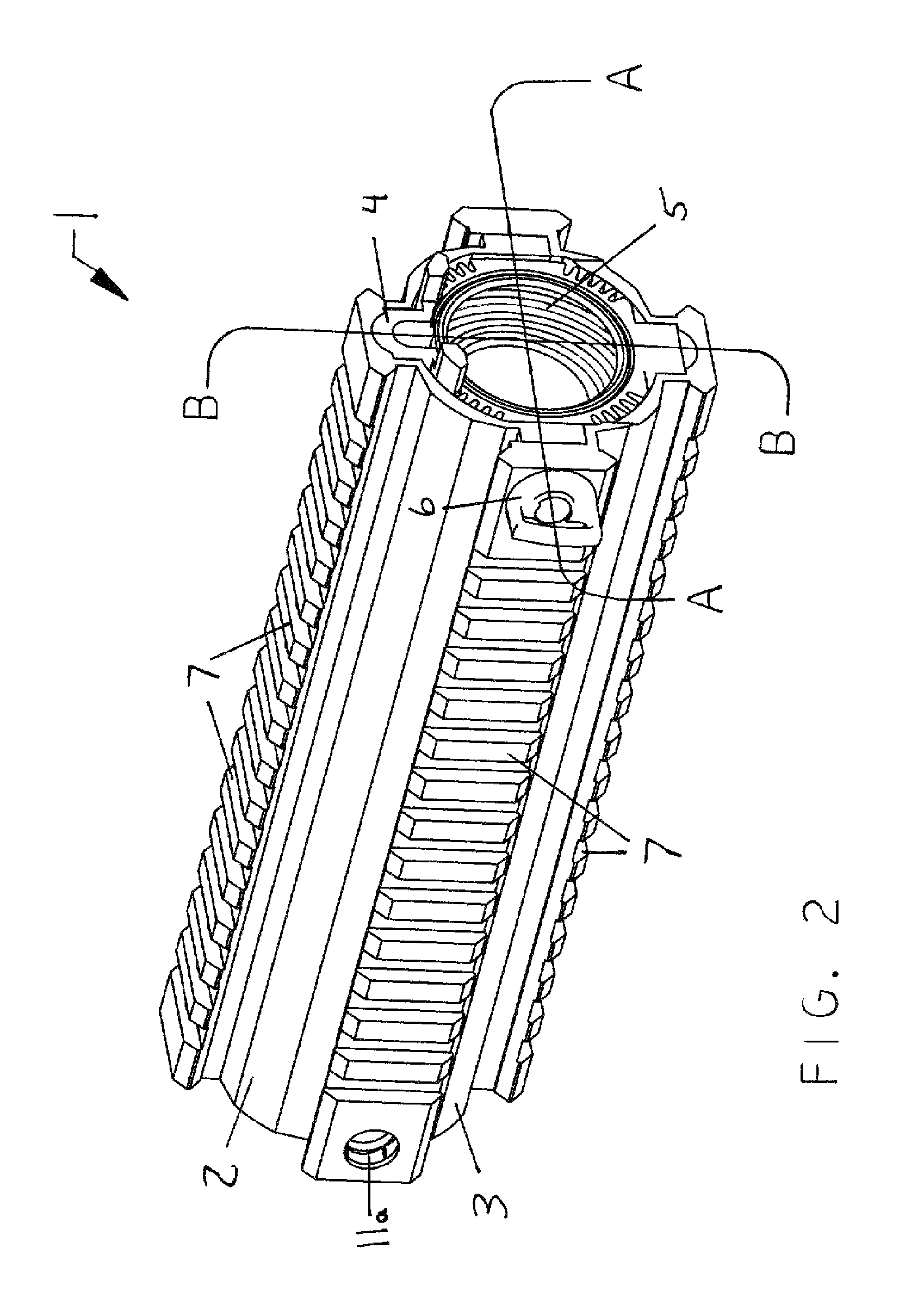 Quick-release hand guard assembly for a rifle