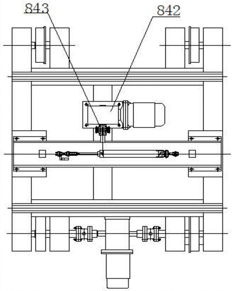 Bidirectional multiplication telescopic ferry vehicle