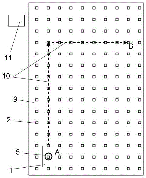 Navigation method of automatic guided vehicle based on two-dimensional code positioning