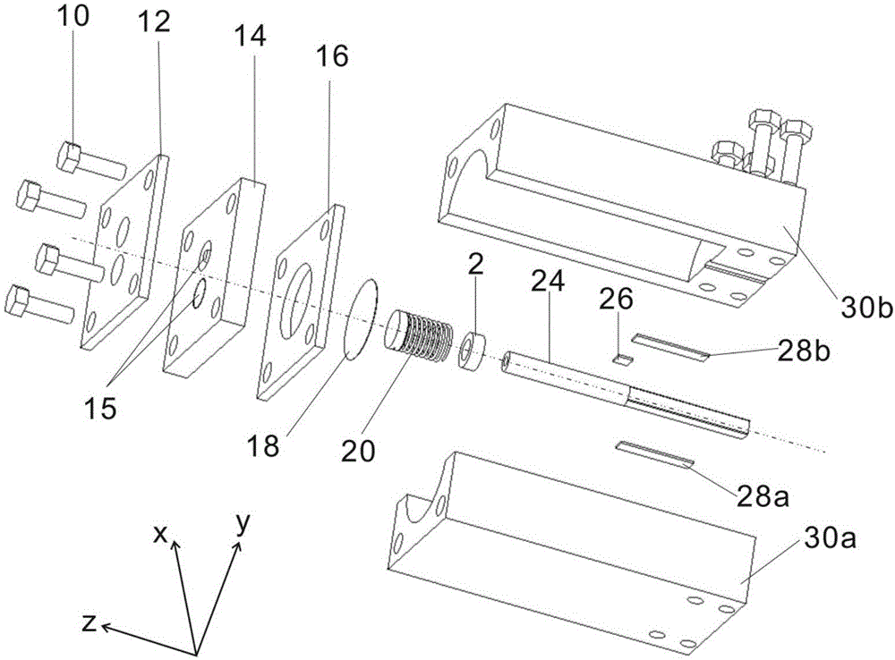 Piezoelectric pump based on secondary resonance