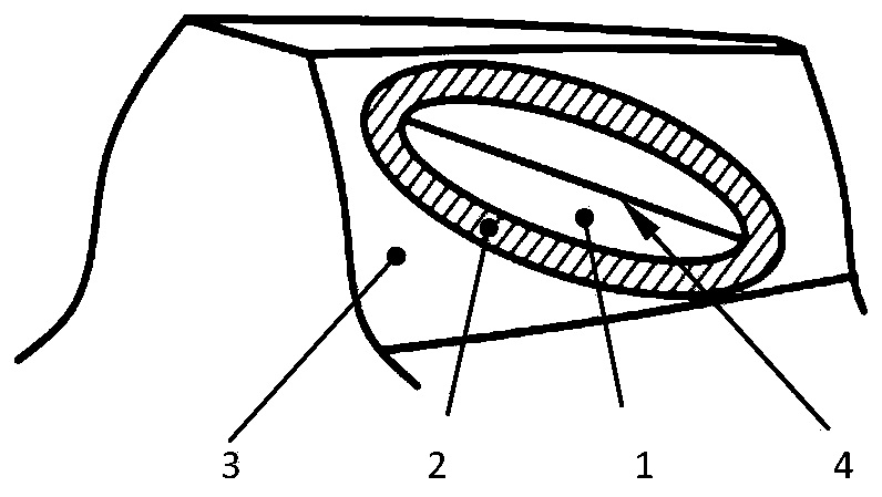 Gear partitioned and composite shot peening strengthening method and spiral bevel gear