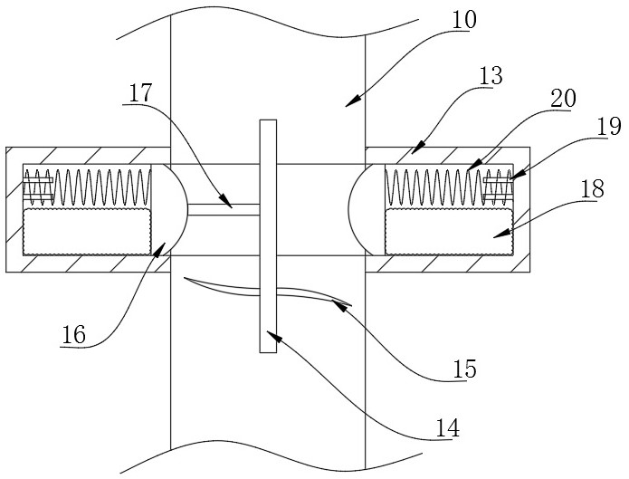 Limiting device for injection mold processing