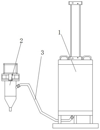 Feeding mechanism special for ceramic 3D printer