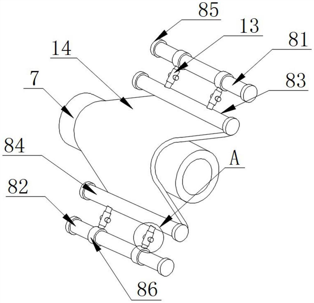 Pipeline paint spraying equipment for architectural decoration engineering