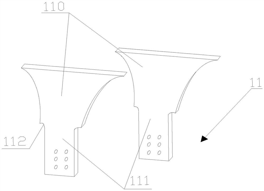 An assembled energy-dissipating node connected to a suspended steel column and its installation method