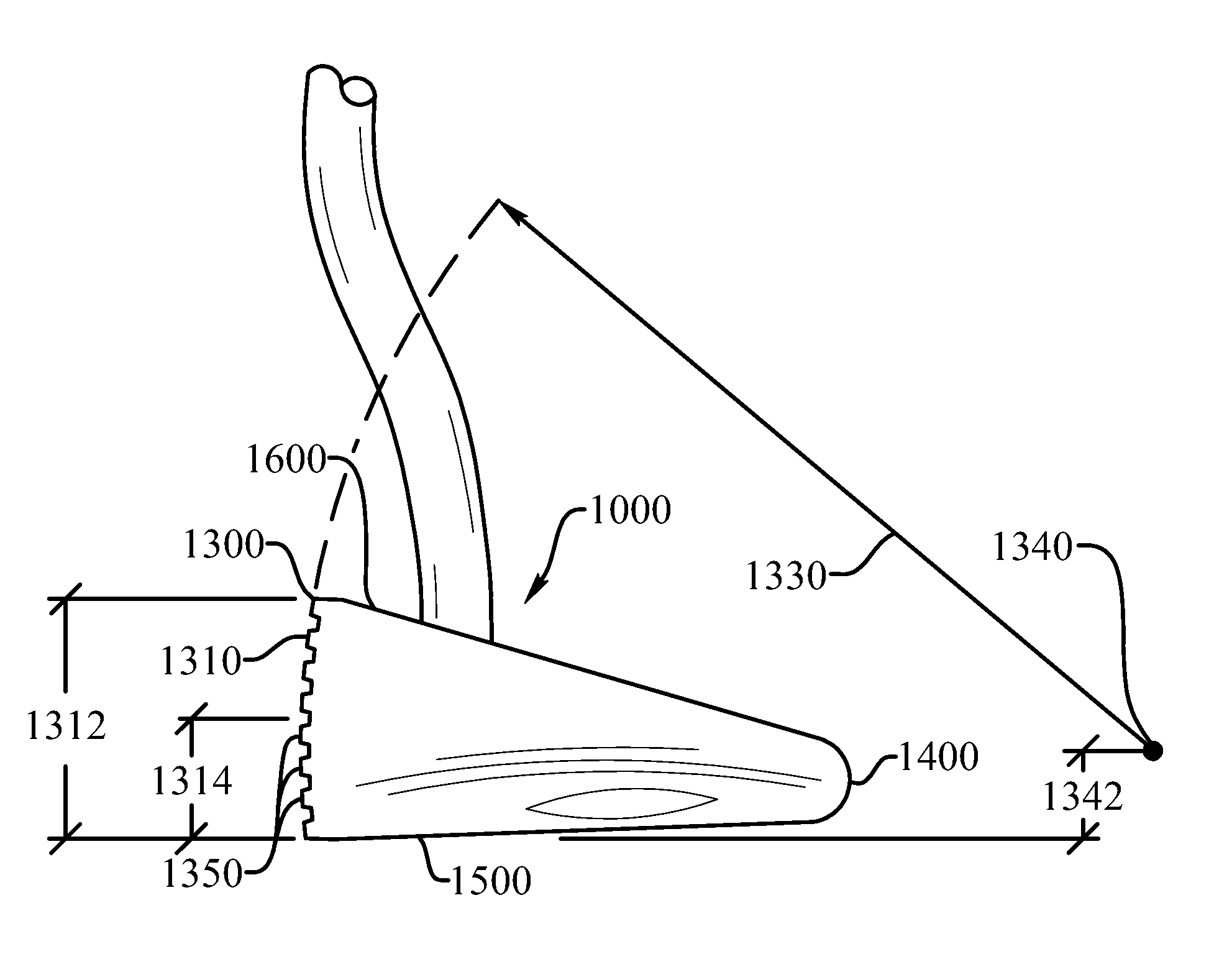 Vertically curved face putter with multiple horizontal contact facets