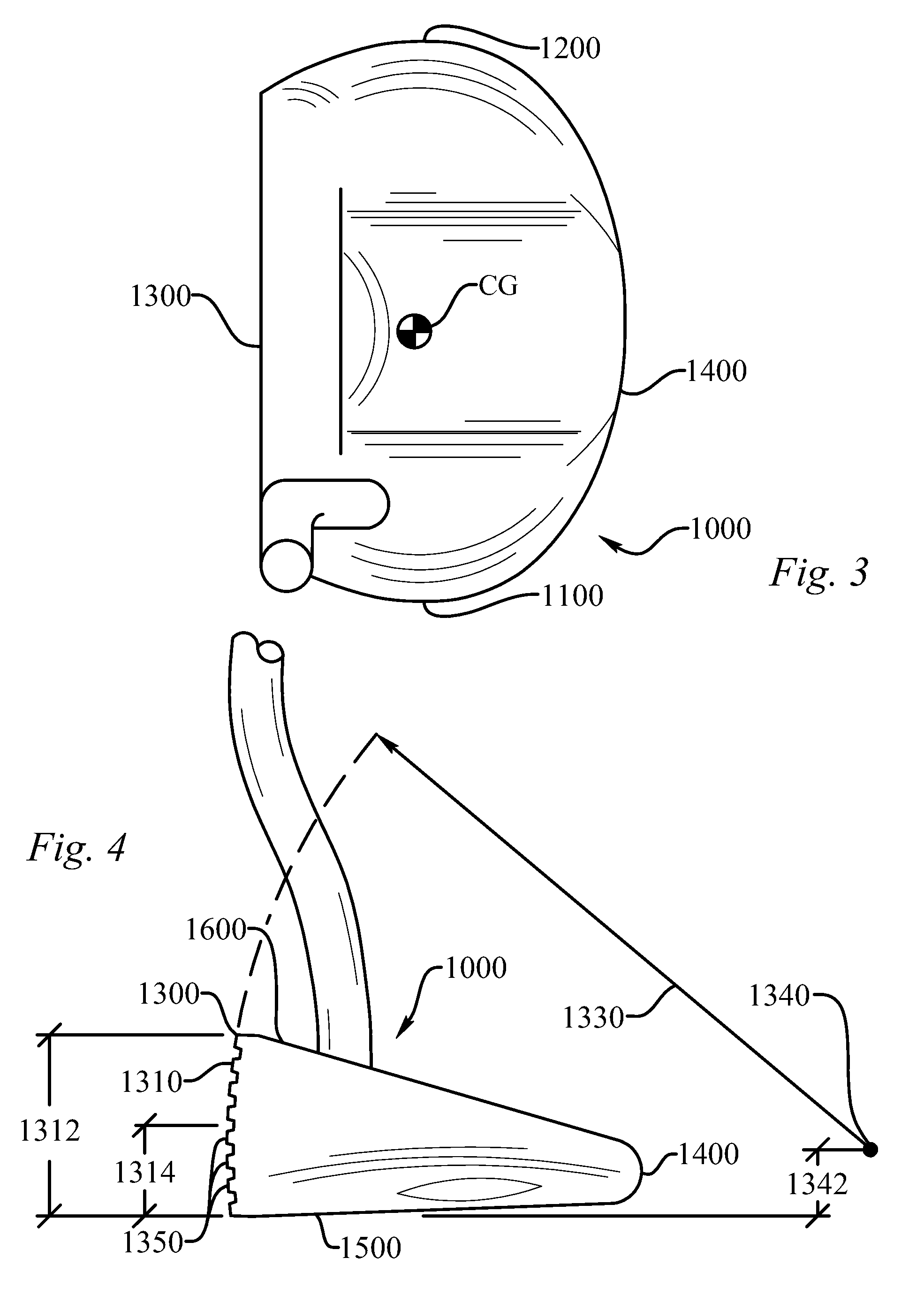 Vertically curved face putter with multiple horizontal contact facets