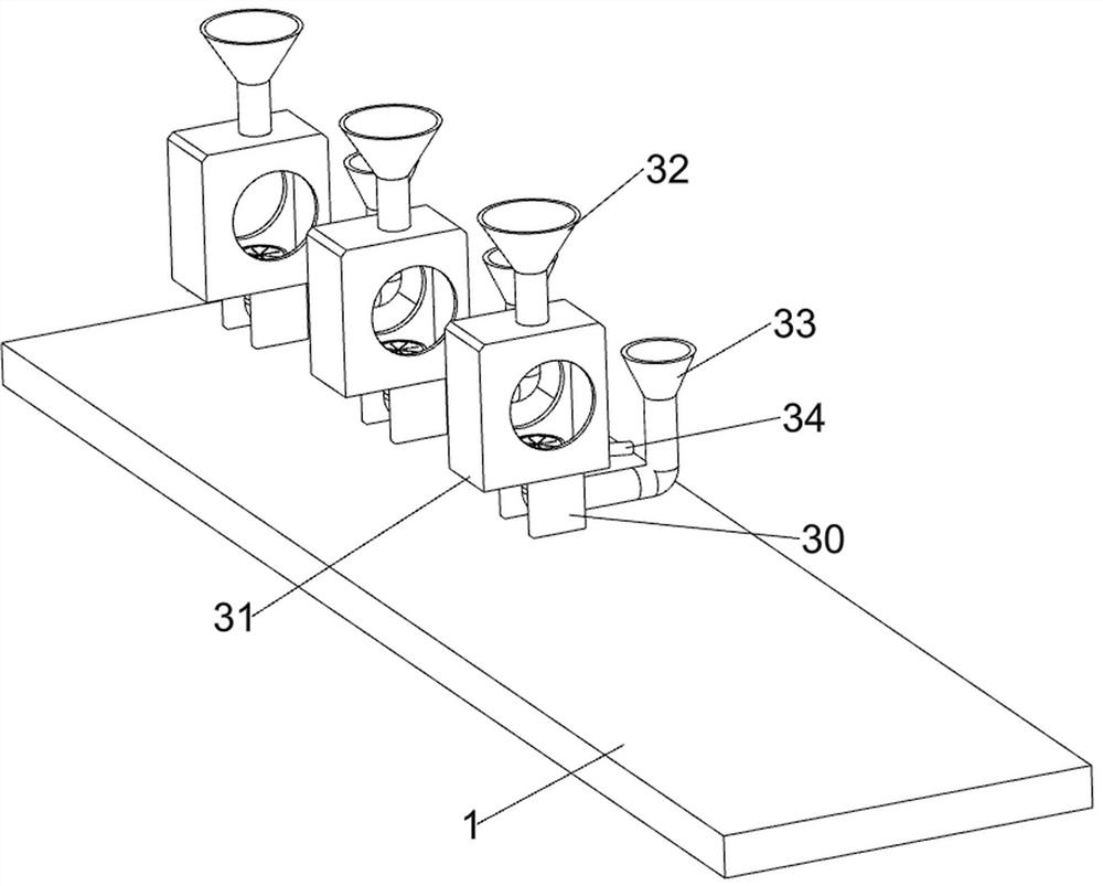 Building glass fiber reinforced plastic oiling and cloth winding device