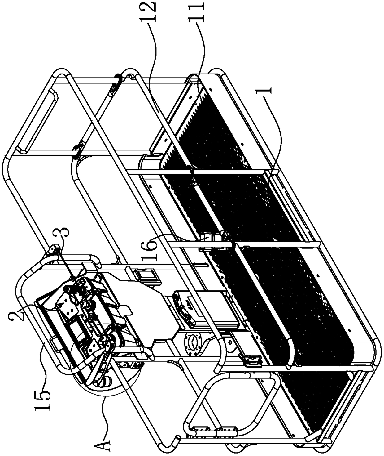 Work platform extrusion preventing system, aerial operation platform and control method