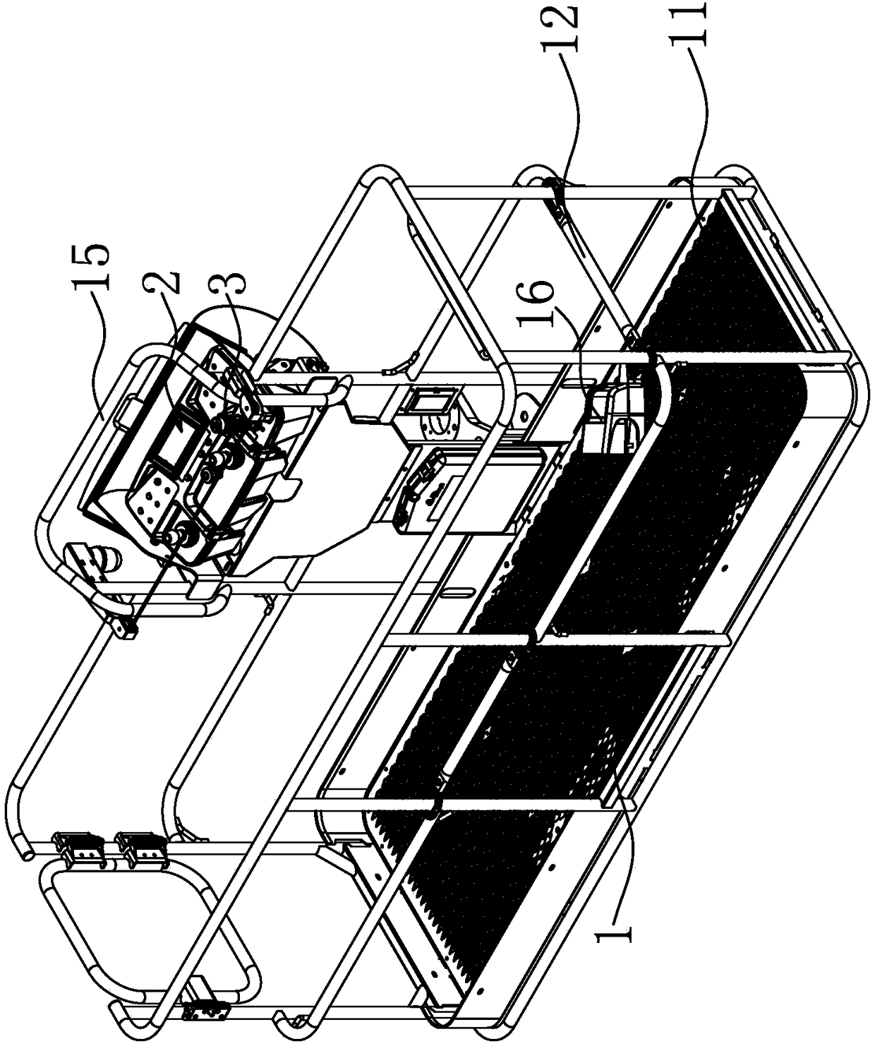 Work platform extrusion preventing system, aerial operation platform and control method