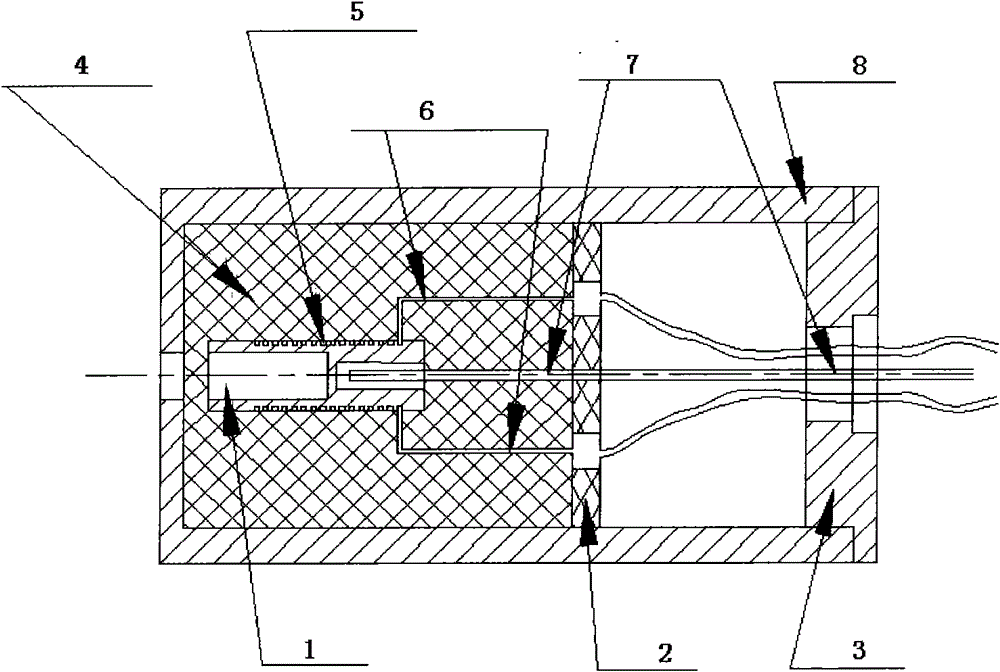 Miniature black body radiation source and preparation method thereof