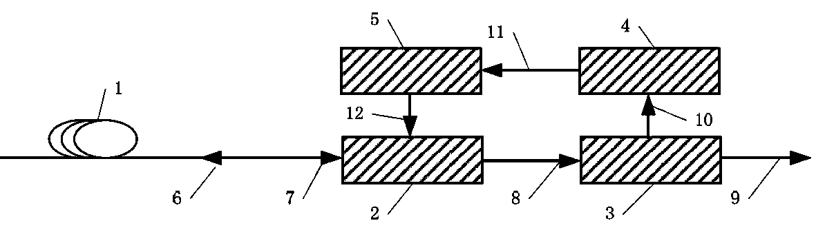 Safety monitoring device and method of distributed fiber Raman amplifier