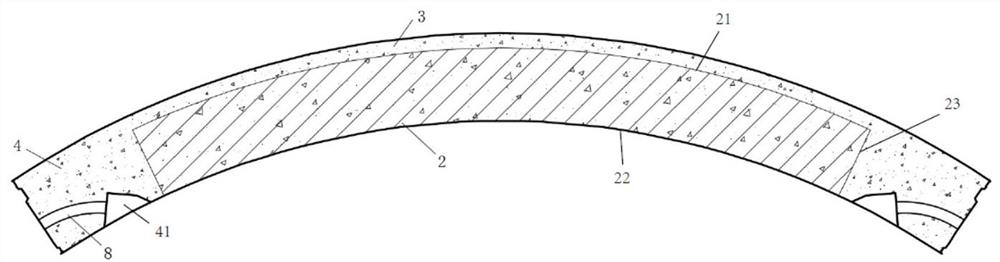 Ultra-high performance concrete - ordinary concrete shield tunnel segment and its construction method