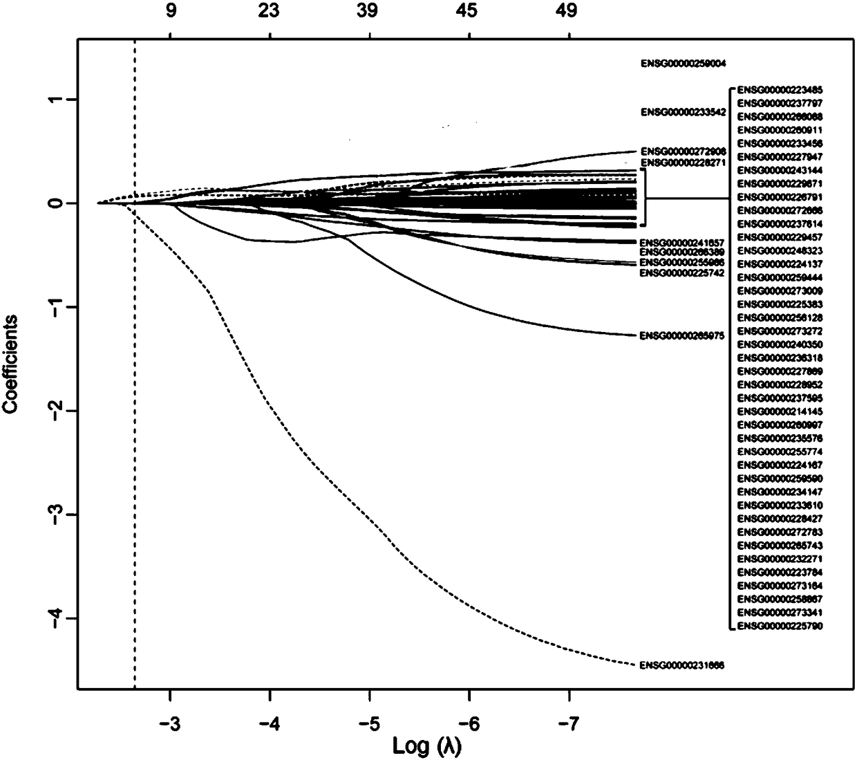 Application of lncRNA combination to preparation of product for predicting renal clear cell carcinoma prognosis and molecular targeted medicine treatment sensitivity