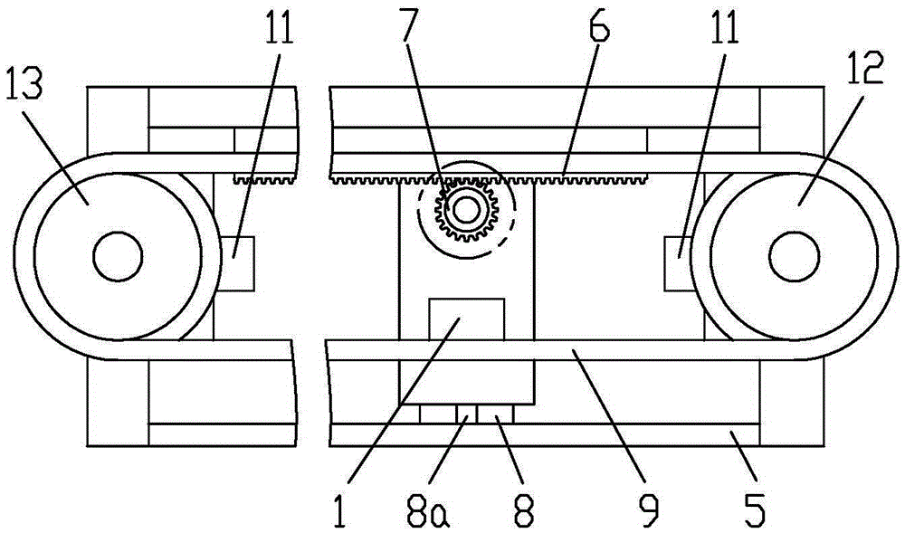 Brush roll dedusting device for negative ion emission rows