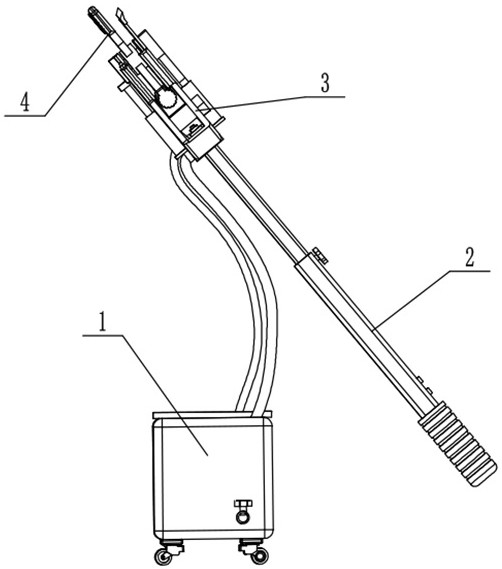 A dual-purpose mop that can mop the floor and wipe the glass