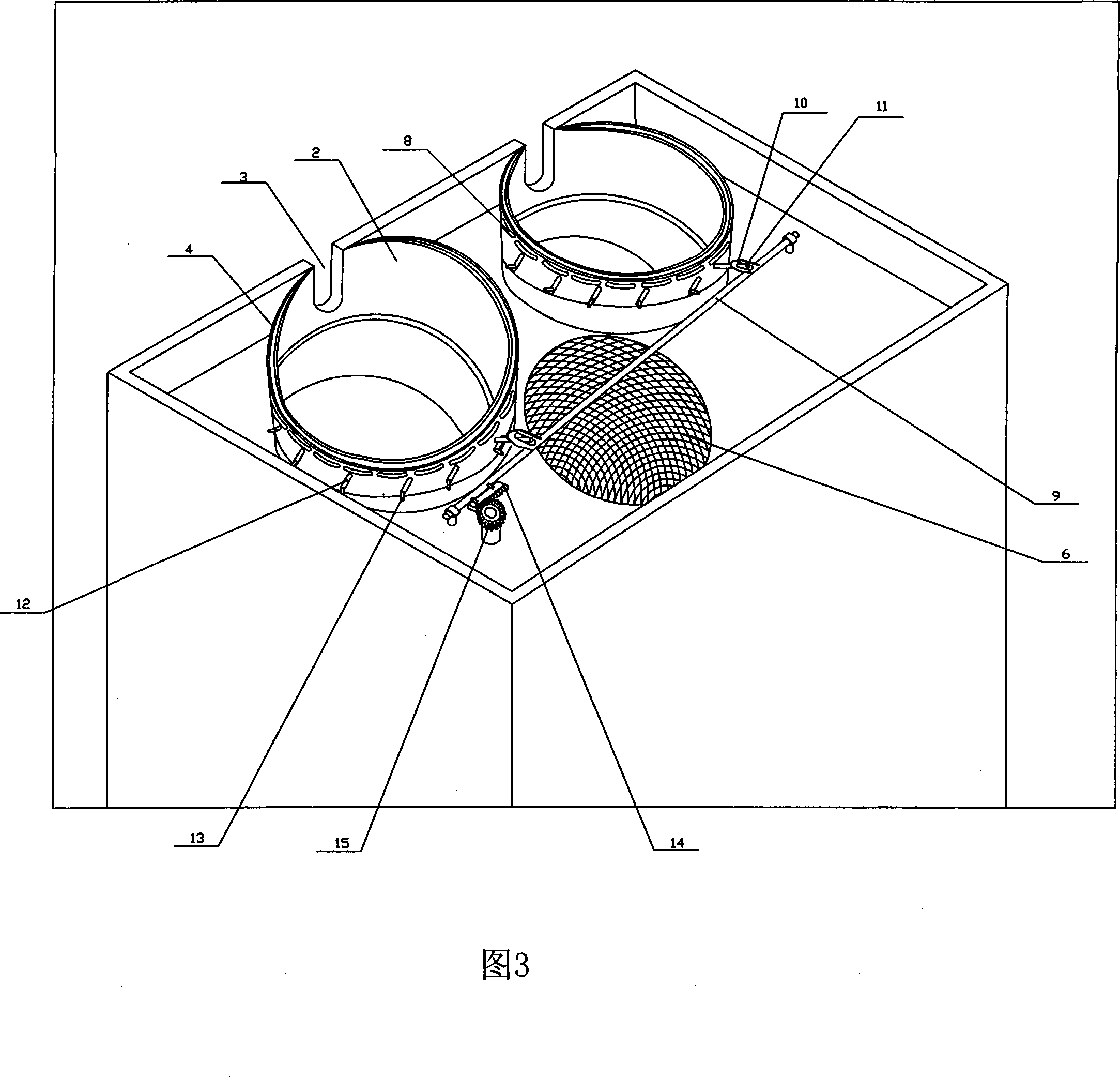 Fume exhaust ventilator and range integrated machine