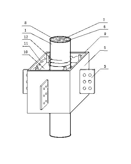 Assembling type frame structure joint