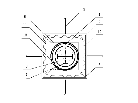 Assembling type frame structure joint