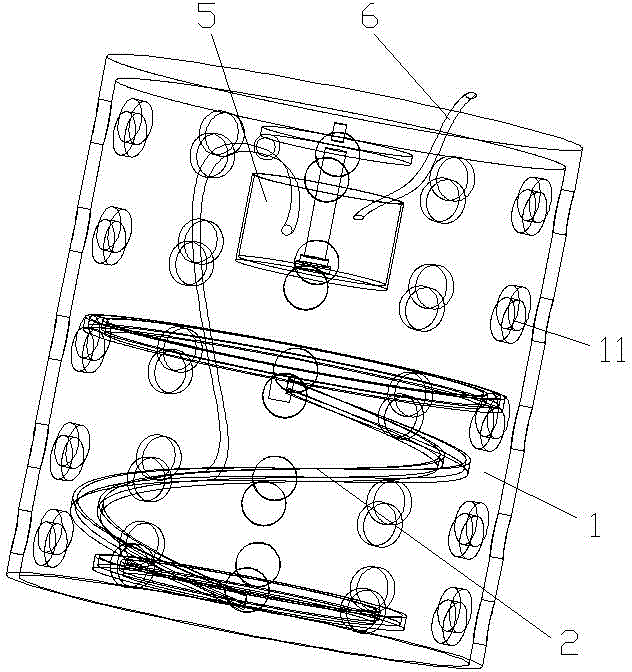 Mini-type atomization device used for fungus sporocarps