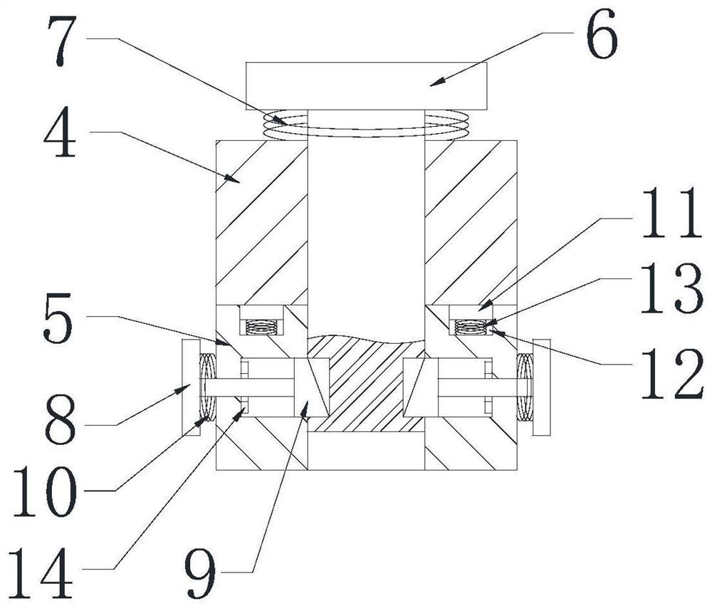 Mold for injection molding machining of notebook computer shell and rapid demolding method of mold