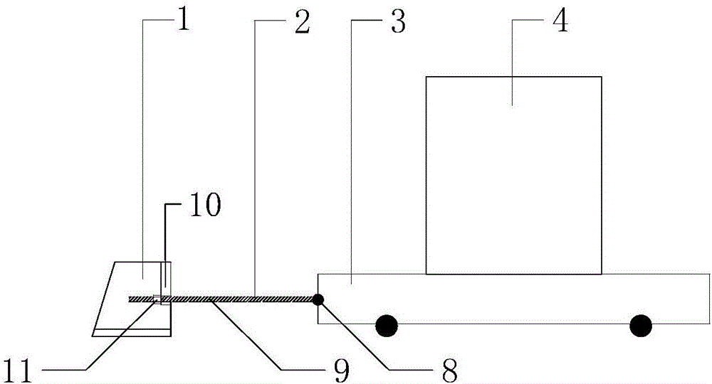 Vibration device for structure collapse test