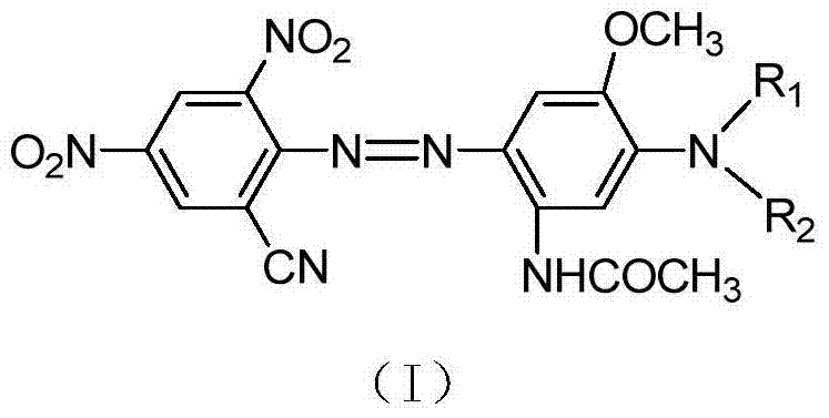 Disperse black dye composition for superfine fiber