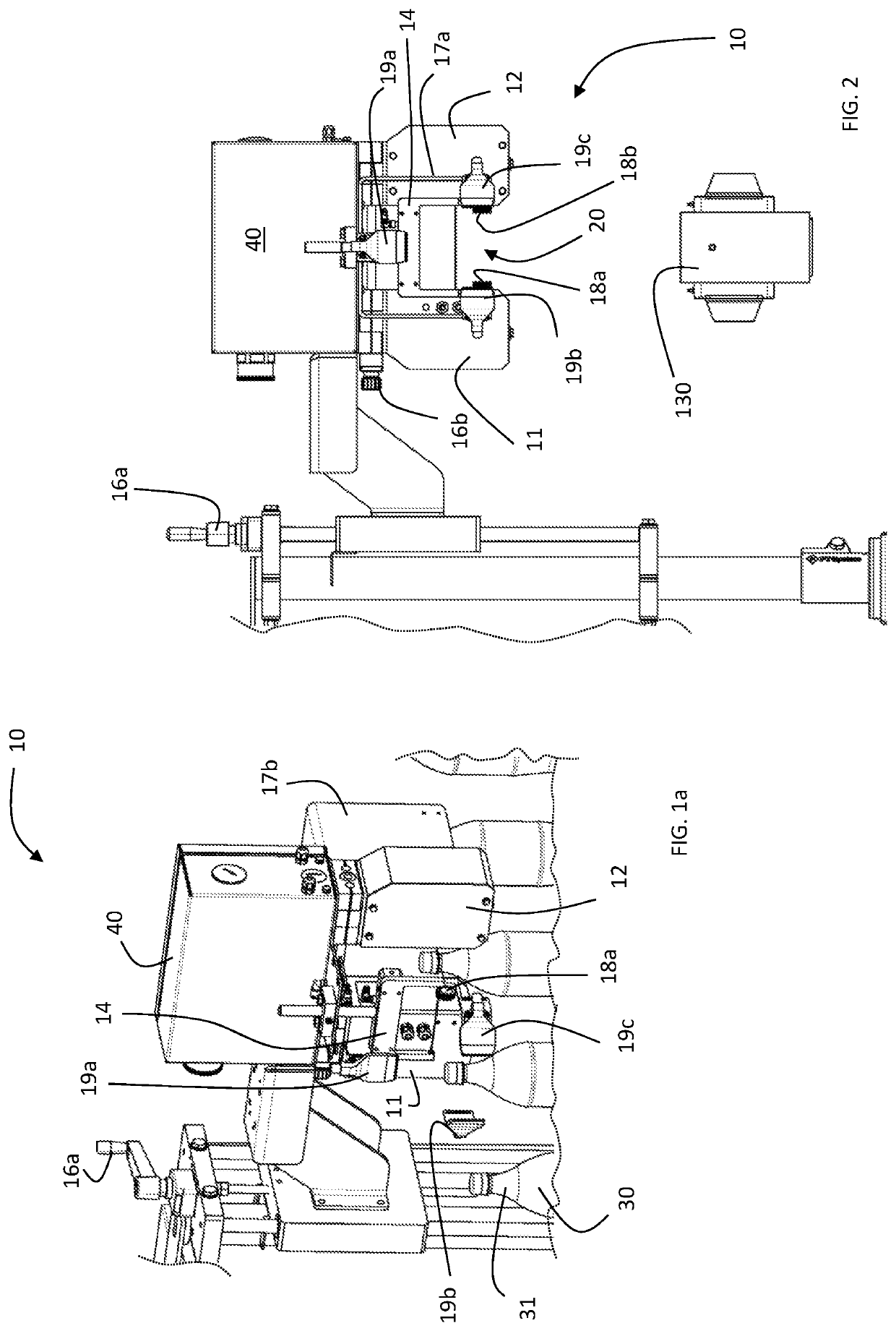 Group and method for measuring the pressure in closed containers