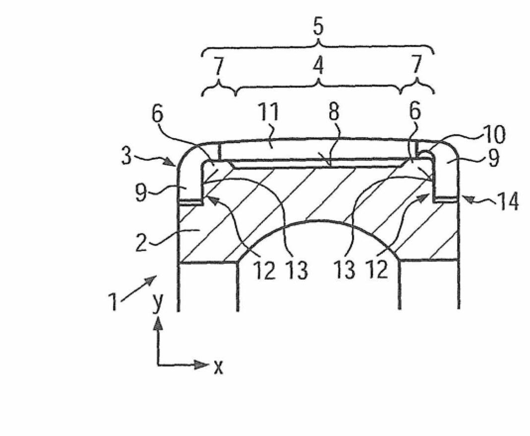 Anti-friction bearing having bump-like projections which are attached to the bearing outer ring