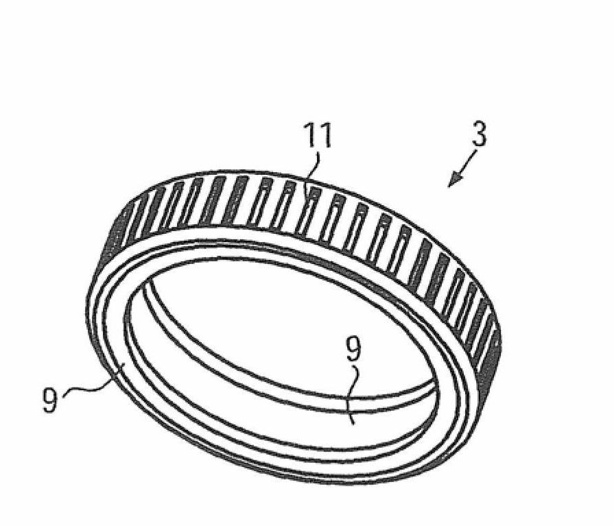 Anti-friction bearing having bump-like projections which are attached to the bearing outer ring