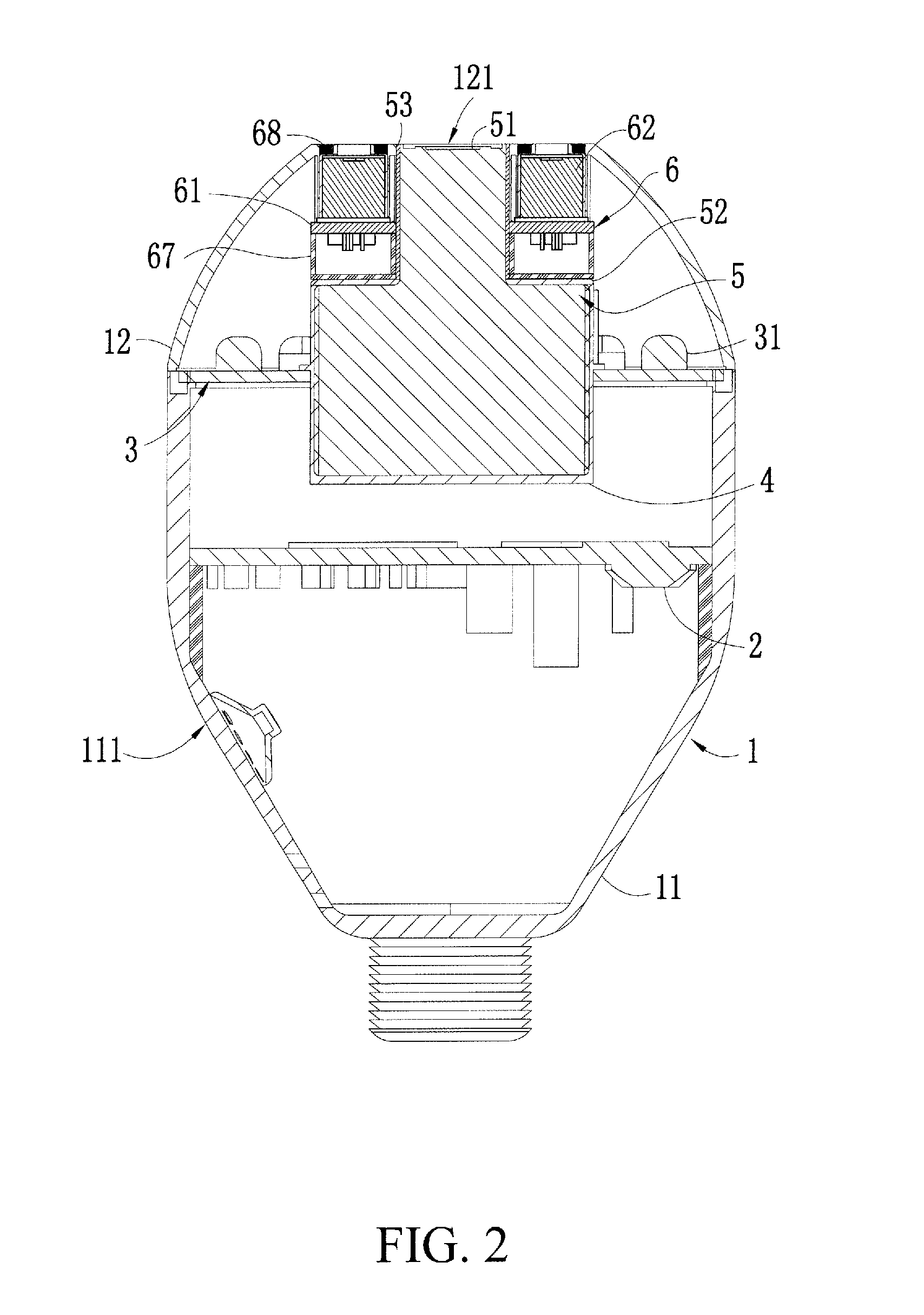 Multiple detection function modularized lighting device