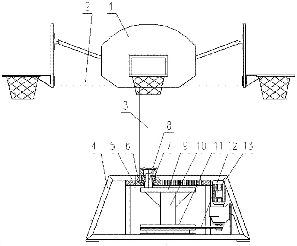 Planetary sports basketball hoop