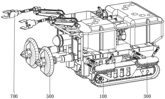 Drainage pipeline detecting and cleaning robot