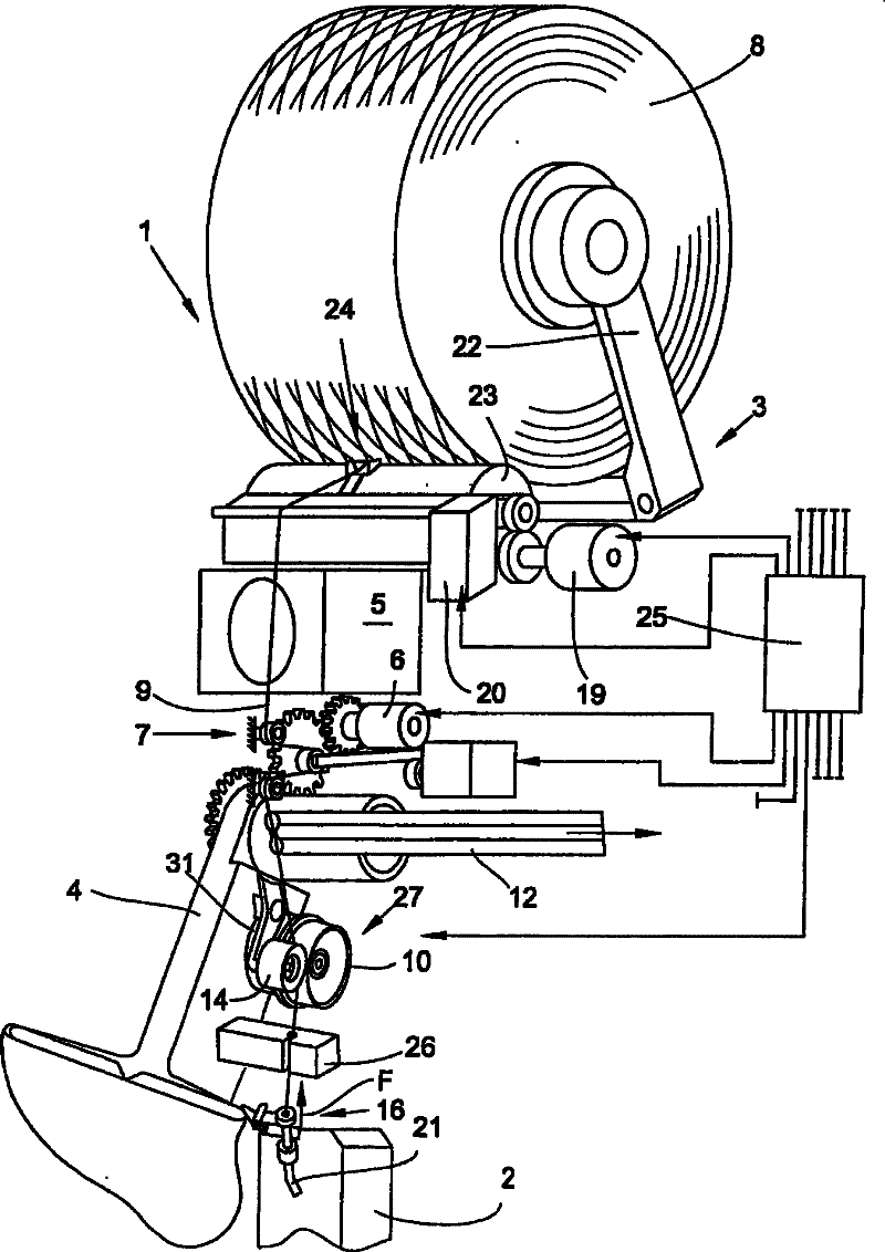 Method for spooling a thread on a textile machine which produces crosswound bobbins, and textile machine which produces crosswound bobbins