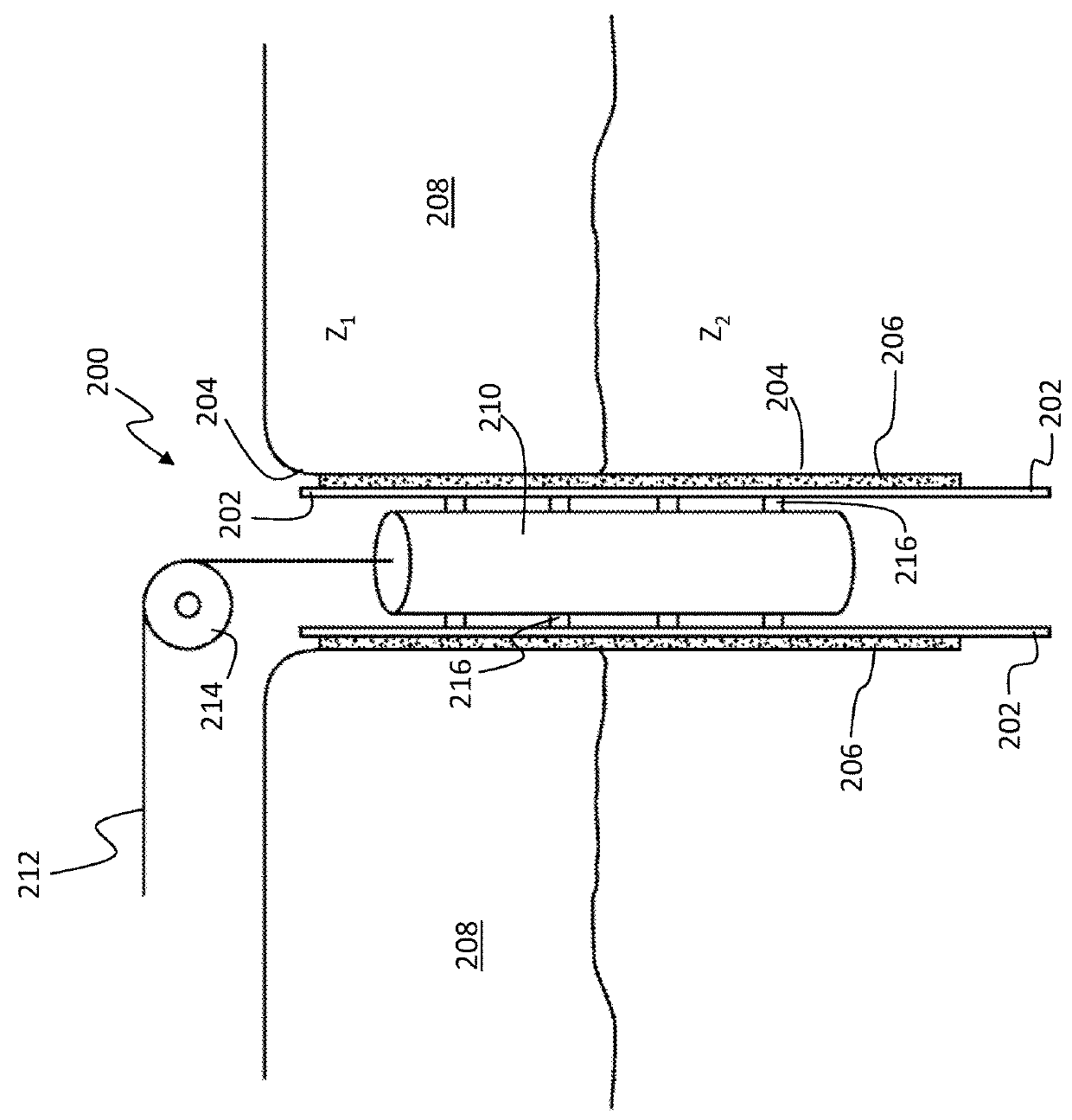 Evaluation of physical properties of a material behind a casing utilizing guided acoustic waves