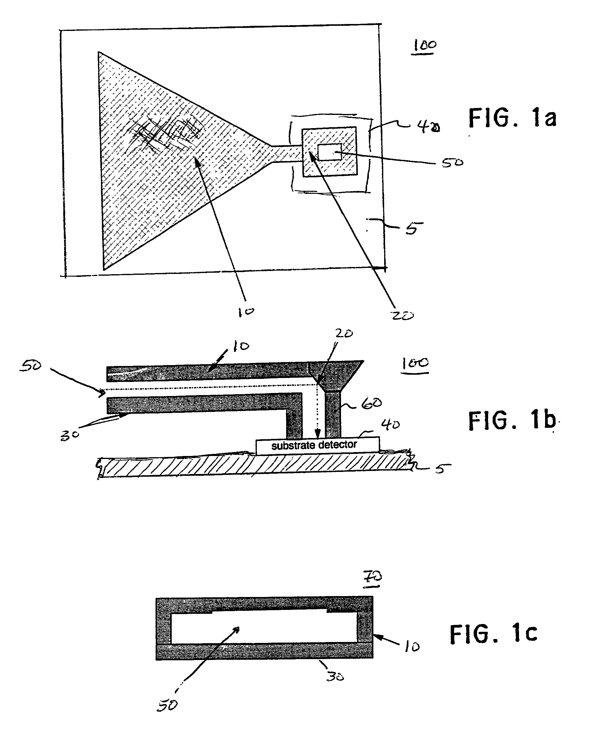 Dual damascene horn antenna