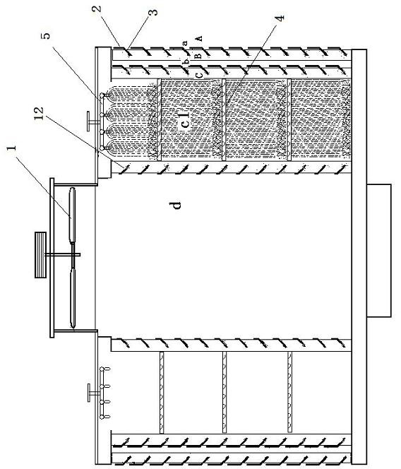 Filler-free impact explosive type high-efficient cooling tower