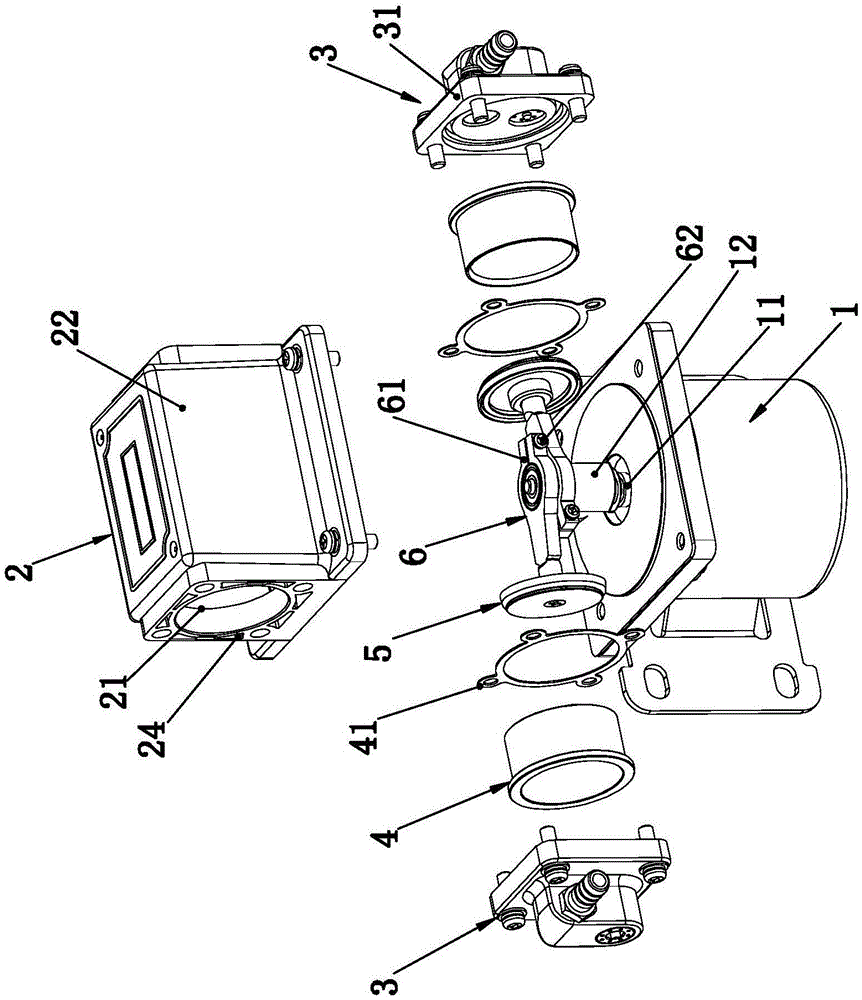 Electric automobile vacuum pump