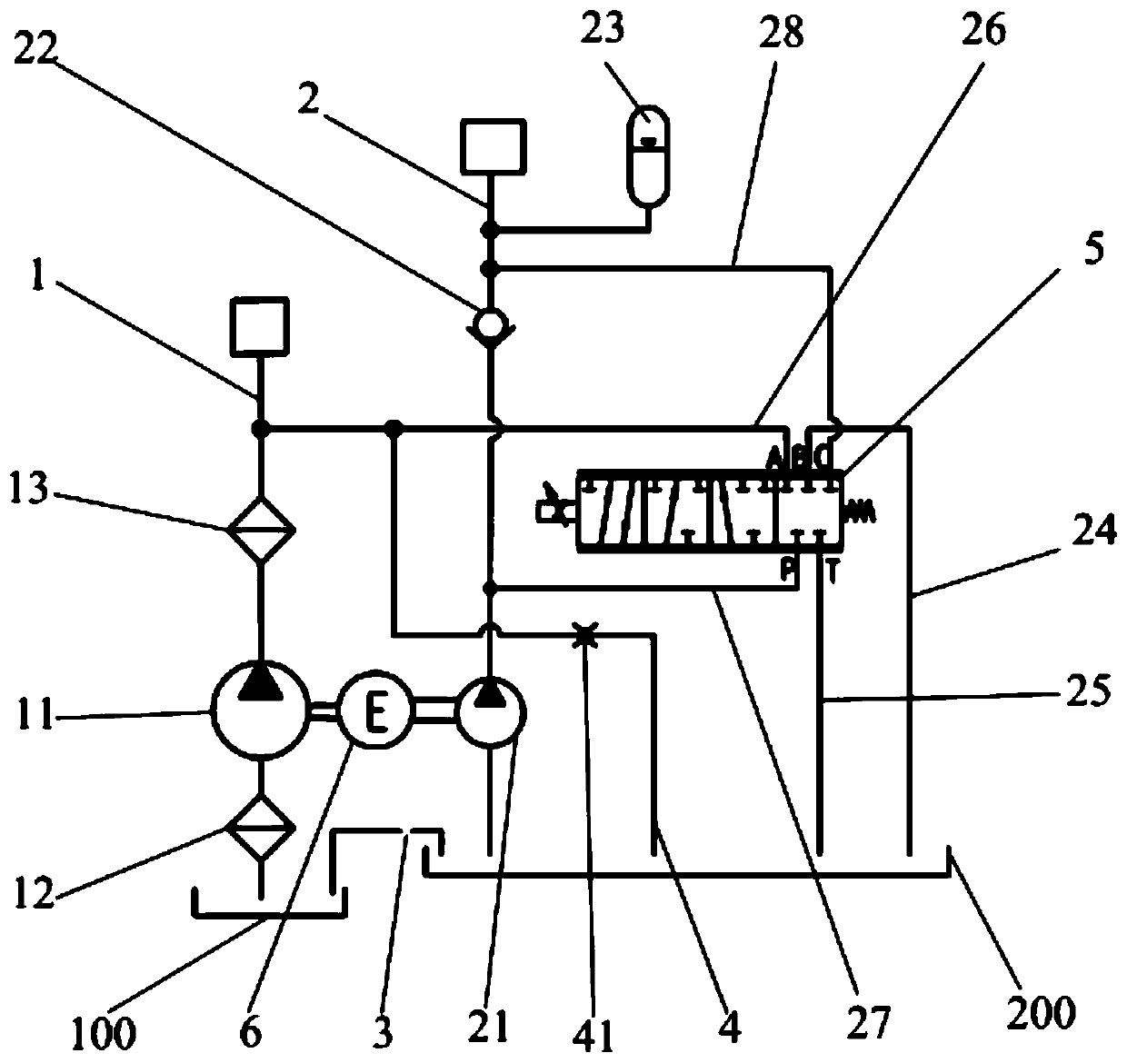 Transmission hydraulic control system and vehicle