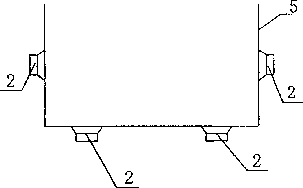 Ultrasonic leaching-extracting separation method for sulphating roasting rare earth mine