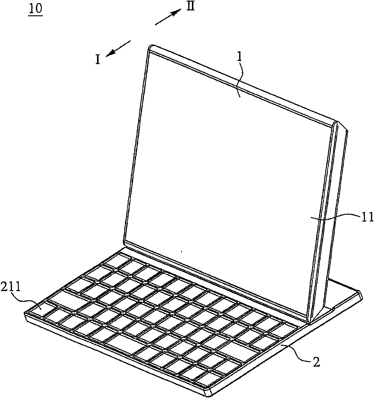 Electronic device and keyboard module thereof