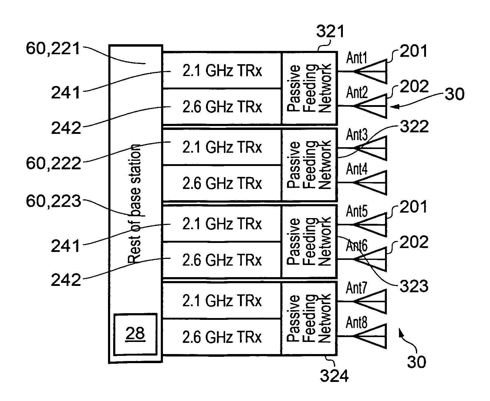 Active antenna arrays