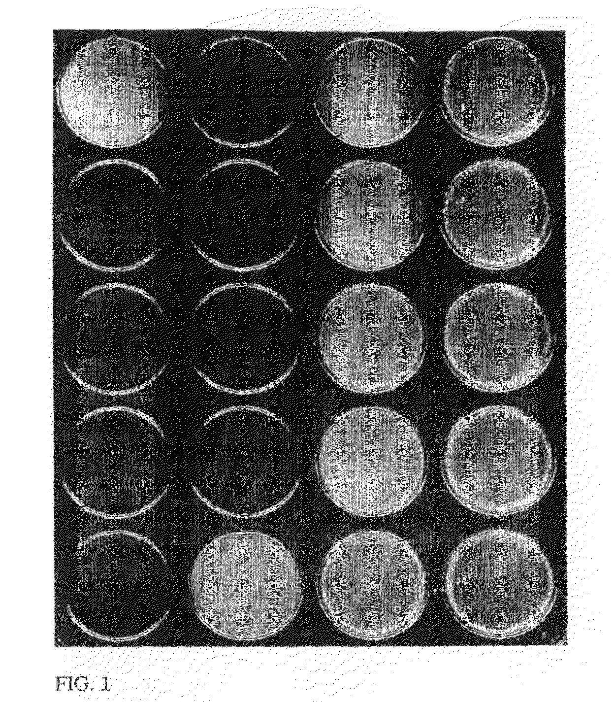 Method for analyzing image data relating to agglutination assays