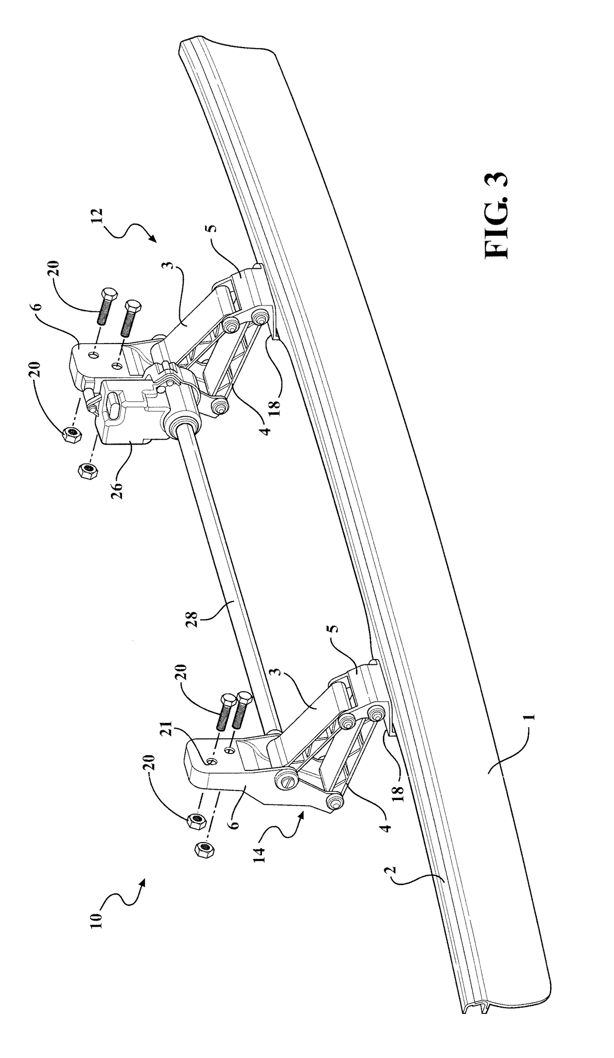 Active front deflector