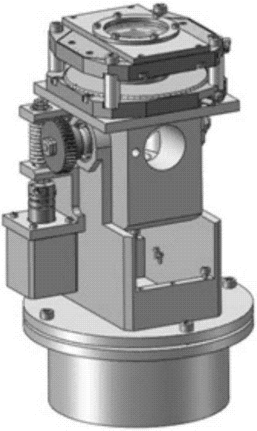 Double-shaft multi-optical path channel switching device suitable for large solar telescope