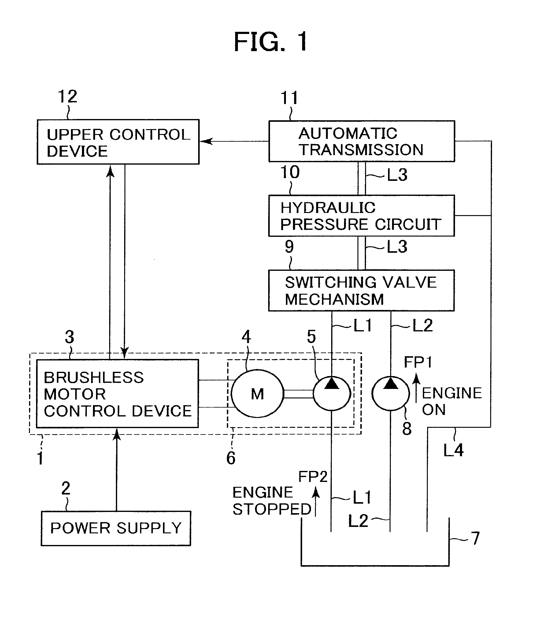 Brushless motor control device and brushless motor system