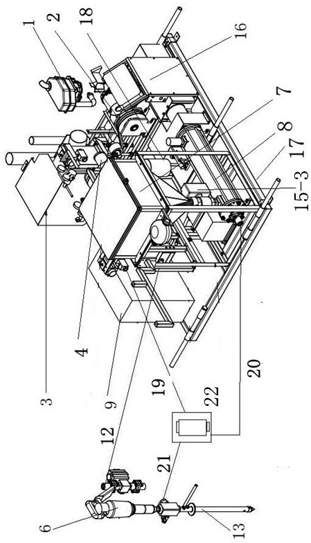 Mobile automatic fixed-point fertilizer applicator