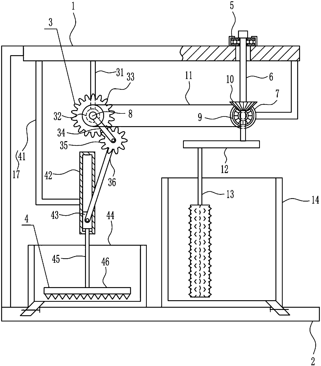 A sortable crushing and recycling equipment for kitchen waste