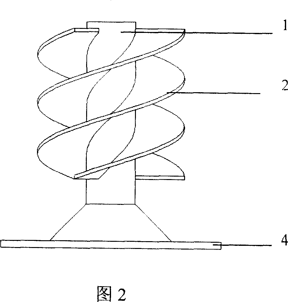 Helical rotor for high density hydraulic pulper