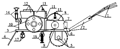 Environment-friendly multifunctional walking winching equipment for site construction